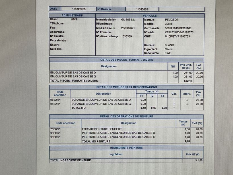 PEUGEOT 308 2021 - Photo n°4